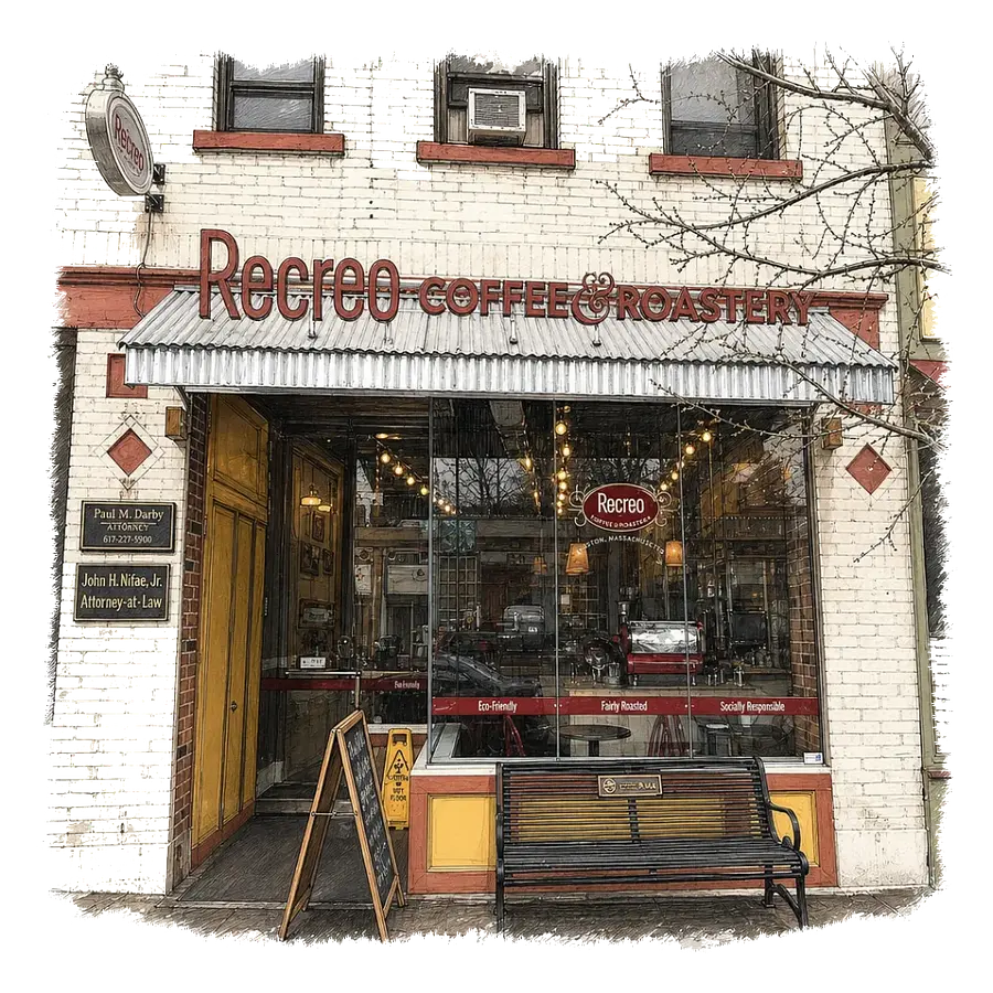 Recreo Coffee in West Roxbury