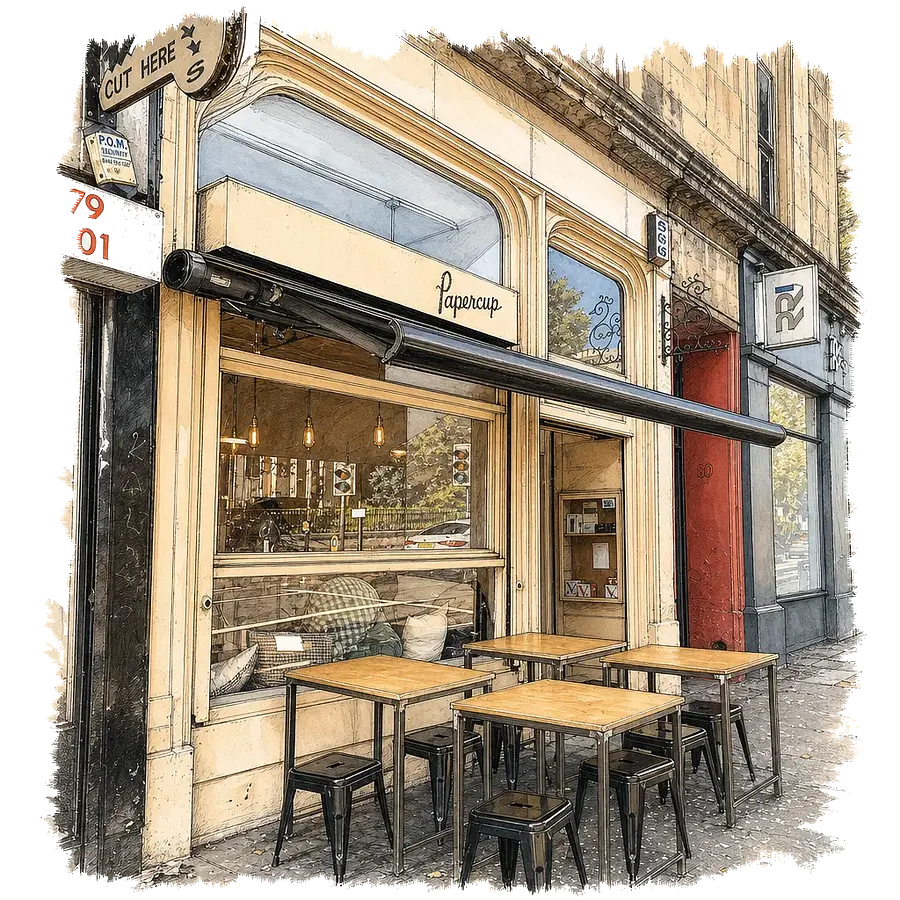 Papercup Coffee Company in Glasgow