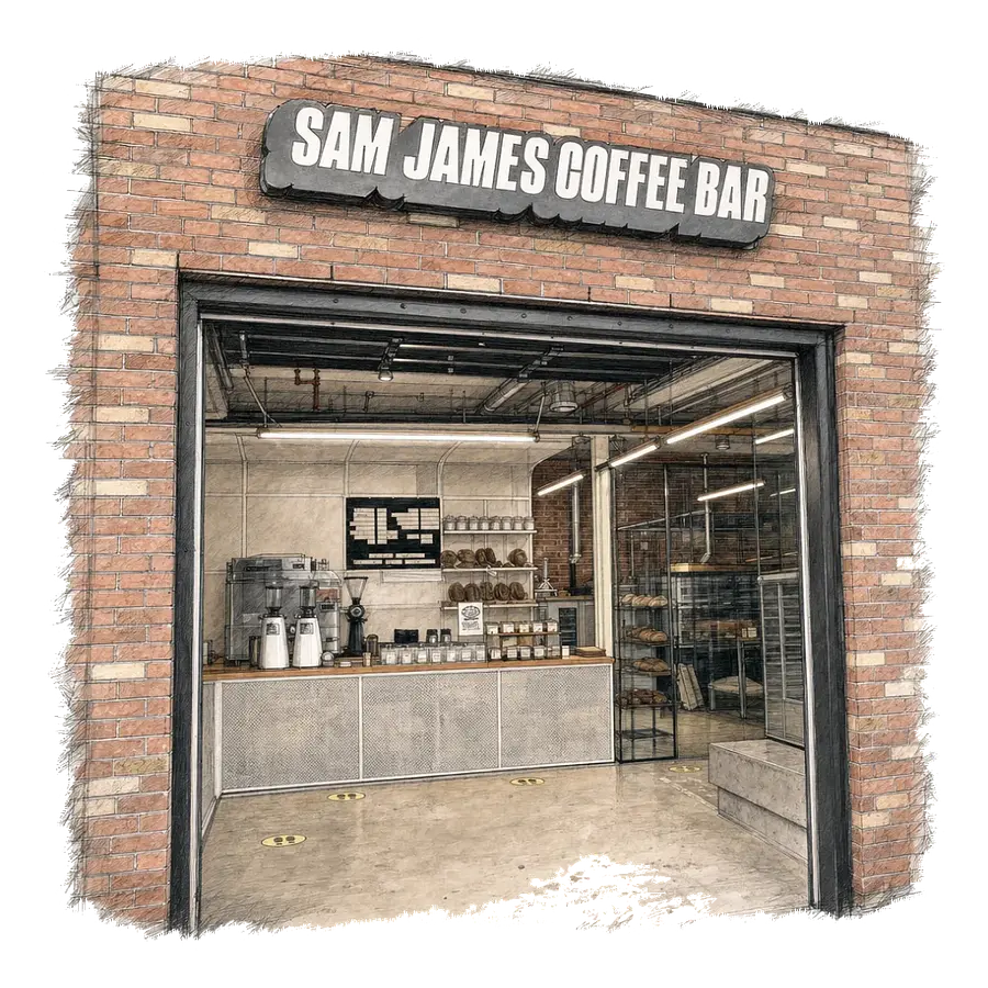 Sam James Coffee Bar in Toronto