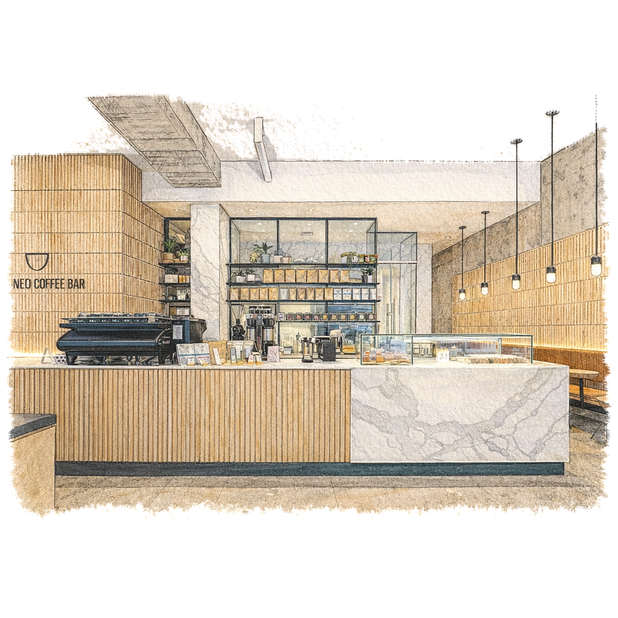 NEO Coffee Bar in Toronto