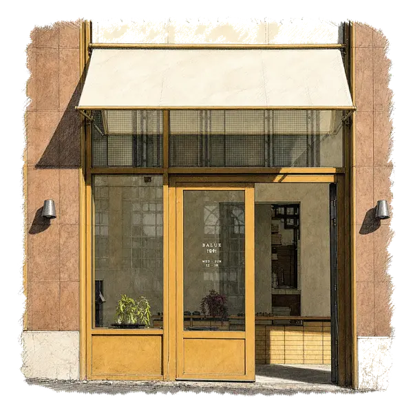 Balue coffee and tea room in Stockholm